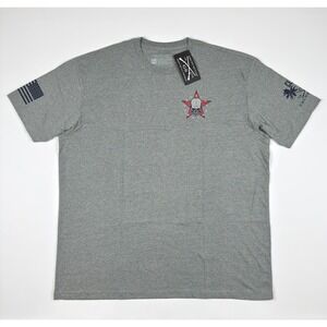Grunt Style 2026 January Club Mens T-Shirt True Freedom Grey 3XL New With Tags